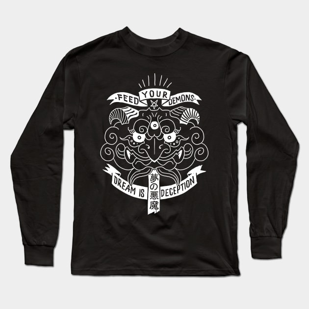 Feed Your Demons - Dream Long Sleeve T-Shirt by Krobilad